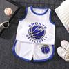 Fatos Esportivos Infantis, Uniformes de Basquete para Bebês, Homens e Mulheres, Regatas de Malha de Verão, Shorts, Camisas de Verão com Manga Curta de Secagem Rápida