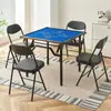 Mesa Cuadrada para Ajedrez y Cartas para Uso Doméstico, Mesa que se Voltea para Doble Uso, Mesa de Entretenimiento para Después de las Comidas, Mesa de Juego Accionada Manualmente, Mesa para Romper Huevos