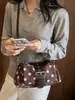Bolso grande de lunares estilo coreano para mujer, diseño de nicho, moderno bolso de hombro y bandolera para el trabajo, mochila casual