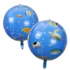 Globo de lámina de aluminio con forma de animal marino de bola 4D de 22 pulgadas Decoración de fiesta de cumpleaños celebración de festival diseño de fiesta globo de bola de papel de aluminio