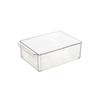 Caja de Almacenamiento Fresco para Refrigerador Caja de Almacenamiento Transparente con Tapa Caja de Almacenamiento de Colección Caja de Almacenamiento de Mesa Caja de Almacenamiento Fresco para Huevos y Verduras Separada