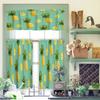 Cortinas de Cozinha com Impressão Digital 3D, Impermeáveis, Populares em Plataformas Transfronteiriças, Fornecimento Direto de Fabricantes, Dropshipping de Fábrica, Série Frutas