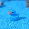 Pato amarillo pequeño Color Accesorios para paisajismo con musgo DIY Paisaje micro mini Adornos en miniatura