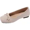 Zapatos Planos de Boca Baja con Lazo para Mujer, Nuevo Estilo Primavera 2026, Zapatos Planos en Múltiples Colores, Modernos y Versátiles