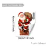 Búho de Santa Claus Navideño Luces de Colores Pegatina para Ventana Decoración del Hogar Pegatina Electrostática Visible por Ambos Lados