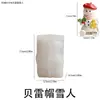 Molde de Silicona para Vela Aromática de Muñeco de Nieve Estéreo 3D, Molde de Yeso para Muñeco de Nieve con Capucha, Jengibre Navideño, Acebo