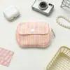 Porta-moedas pequeno estilo Chanel com aba bolsa de armazenamento simples portátil bolsa de moedas fofa macia mini bolsa para maquiagem batom