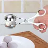 Tijera de Acero Inoxidable Creativa para Cocina Gadget de Cocina Pinza para Bolas de Helado Pinza para Albóndigas Pulida Finamente Molino de Pellets
