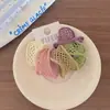 Elástico de Cabelo Infantil de Malha Larga Dopamina, Elástico de Alta Elasticidade, Argola de Cabelo Estilo Fresco, Acessório de Cabelo Versátil