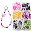 Perlas de Imitación de Agujero Recto de ABS 4-10 mm Mismo Color Cuentas Redondas Cuentas Sueltas Accesorios para Pulseras y Collares Hechos a Mano para Bricolaje