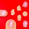 Molde para Galletas Temático Navideño Dibujo Animado Regalo de Navidad Galleta Artificial Prensado Estéreo 3D Herramienta de Horneado para Fondant