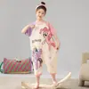Estilo Nuevo Primavera y Verano Ropa Familiar para Niñas Temporada Algodón Puro Mono Infantil Ropa de Casa para Niños Mono de Manga Corta Cuello Redondo Pijama de Dibujos Animados