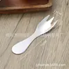 Faca e garfo para bolo em aço inoxidável moldados faca e garfo de sobremesa criativos garfo de frutas dourado espátula para bolo ferramenta de panificação impressão de logotipo