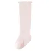 25 Calcetines Largos de Malla Finos y Transpirables para Bebé de Verano con Bordes Fruncidos, Calcetines Anti-Mosquitos para Aire Acondicionado, Alta Elasticidad, Calcetines para Bebé que no Aprietan