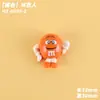 Patches de figura de desenho animado de feijão de chocolate multicoloridos, presilhas de cabelo DIY feitas à mão, presilhas de garra, acessórios, cola de creme, ímãs de geladeira, decorações de sapatos