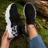Sapatos Esportivos Casuais Femininos Transfronteiriços Sapatos de Malha Voadora Sapatos de Verão Femininos Versáteis Finos Respiráveis Sapatos de Malha Esportiva Femininos 43