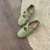 Zapatos de Mujer Dexun Mary Jane Casual Estilo Coreano 2026 Verano Nuevos Versátiles que Aumentan la Altura Correa Cruzada de Velcro Suela Suave Zapatos de Moda