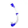 Tubo de Snorkel para Buceo de Fábrica Tubo de Snorkel de Silicona Tubo de Respiración Completamente Seco Plegable Juego de Una Pieza Dropshipping Anti-Asfixia