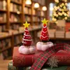 Árbol de Navidad Sólido Vidriado Zibo Artesanía de Vidrio Giratoria Coche y Escritorio Regalo Creativo Adorno Venta al por Mayor