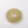 Brújula de Cobre Puro Guía Feng Shui Brújula Tai Chi Espejo Bagua Accesorio Nube Auspiciosa Brújula Feng Shui Estilo Antiguo de Cobre