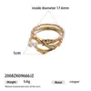 Anillo de Perla Real de Agua Dulce Natural para Mujer, Lujo Ligero, Gama Alta, Diseño Original de Nicho, Joyería Retro Francesa para el Trabajo para Mujer