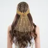 Sombrero de Red con Pedrería Estilo Europeo y Americano de Amazon, Sombrero Largo Hecho a Mano con Calados, Accesorio para la Cabeza Personalizado para Fiesta