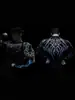 Breathedivinity Marca Americana de Moda Estilo Oscuro Camiseta de Manga Larga para Hombre Top Elástico para Deporte y Fitness