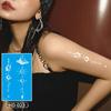 Nuevas Pegatinas de Tatuaje de Mariposa Estilo Retro Pequeñas Frescas de Gama Alta Estilo Ins Mariposa Blanca Pegatinas de Tatuaje Sexy