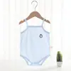 Fábrica de Origem Macacão de Bebê de Verão Macacão para Recém-nascido Bebê Fino Macacão de Engatinhar Body Triângulo
