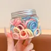 Goma Negra Desechable para el Cabello Banda Elástica Alta Elasticidad Anillo para el Cabello Infantil Accesorio para el Cabello para Niñas