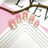 Pegatinas de Uñas Diamantadas Estilo Cat-Eye de Gama Alta, 10 Piezas, Piezas de Uñas Versátiles y Codificadas, Uñas Portátiles Hechas a Mano con Estilo Estéreo 3D