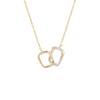 Versão coreana de s925 prata esterlina atacado diamante geométrico quadrado fase fivela colar temperamento feminino simples nicho design clavícula corrente