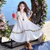 Vestido de Verano para Niñas 2026 Nuevo de Moda Estilo Étnico Vestido de Princesa para Niños, Vestido de Vacaciones de Verano para Niñas