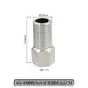 Adaptador Roscado de Acero Inoxidable Reductor Doble Rosca Macho Extensión Directa de 1/4 de Pulgada a 3/8 de Pulgada, 1/2 Pulgada, 3/4 de Pulgada a 1 Pulgada Accesorios para Tuberías de Agua