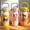 Copo Térmico Zootopia Judy Nick de Aço Inoxidável, Copo Portátil de Aparência Elegante para Meninas, Estudantes e Crianças Indo para a Escola