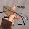 Gafas de Ojo de Gato de Moda Coreana Súper Más Vendidas para Mujeres Bloqueo de Luz Azul Lentes Planos Fotocromáticos Monturas de Gafas Suaves, Iluminadoras y Elegantes