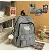 Mochila Listrada Estilo Japonês Ins Novo Modelo Primavera/Verão 2026 Alta Qualidade Mochila Escolar para Campus Estudantil Feminina Leve Pequena
