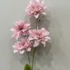 Flores Artificiais Dália, Arranjos de Flores Crisântemo para Cerimônias de Inauguração, Casamentos e Adereços de Fotografia, Flores Secas Artificiais para Decorações de Celebração