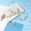 Pulsera Ojo de Concha Estilo Bohemio Nuevo Transfronteriza Cuerda de Mano Tejida de Algodón Estrella de Mar Venta Caliente Estilo Vacaciones de Playa