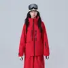 Conjunto de Traje de Esquí para Mujeres y Hombres, Impermeable para Snowboard, Engrosado, Costuras Completamente Selladas, Traje de Nieve Profesional Conjunto de Parte Superior y Pantalones 3L