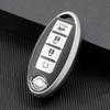 La funda para llave con patrón de cuero es adecuada para la funda para llave Nissan Teana 13-20, carcasa de alta gama para automóvil Nissan Duke 12