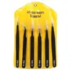 Pinzas de acero inoxidable juego de 6 piezas codo/cabeza fina/puntiaguda ESD antiestático clip pequeño traje de herramienta de reparación