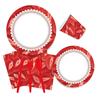 Platos de Papel Creativos Desechables de Venta Caliente Transfronteriza para Fiestas de Cumpleaños y Bodas, Vajilla para Cocina al por Mayor