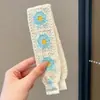 Diadema de Velcro Tejida para Mujer, Herramienta para Flequillo y Peinado de Primavera y Verano, Diadema de Estilo Étnico, Pinza para Flequillo de Viaje