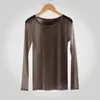 Ropa para embellecer la piel con ácido hialurónico Tallas grandes para mujer Ropa de otoño y Pantalones de otoño Top de cuello bajo Ropa interior térmica de otoño e invierno Cuerda interior base ultradelgada