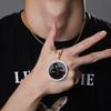 Colgante de foto de personalidad hip-hop europea y americana cobre con incrustaciones de circonita sólido DIY creativo collar de foto venta al por mayor de joyería transfronteriza