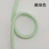 Cuerda Redonda de Poliéster con Núcleo de Paracord de 6 mm Cuerda para Trenzado Hecho a Mano DIY Cuerda de Amarre Fuerte Resistente al Desgaste de Colores Soporte para Personalización