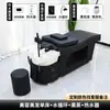 Cama de Shampoo Tailandesa para Terapia do Couro Cabeludo, Cama de Fumigação com Circulação de Água para Barbearia, Cama Especial para Massagem e Cuidados Capilares para Salão de Beleza com Cavidade para Retirar Cera do Ouvido