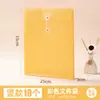 Bolsa Impermeable de Plástico para Archivos, Carpeta de Polipropileno Color Papel Kraft, Bolsa para Almacenamiento de Documentos, Bolsa Duradera para Documentos