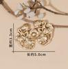 Fivela Herança Lótus Dinastia Han Fivela Sogra Feita na Dinastia Ming Dinastia Han Cheongsam Novo Casaco Chinoiserie Fivela Placa de Metal Fivela Decorativa